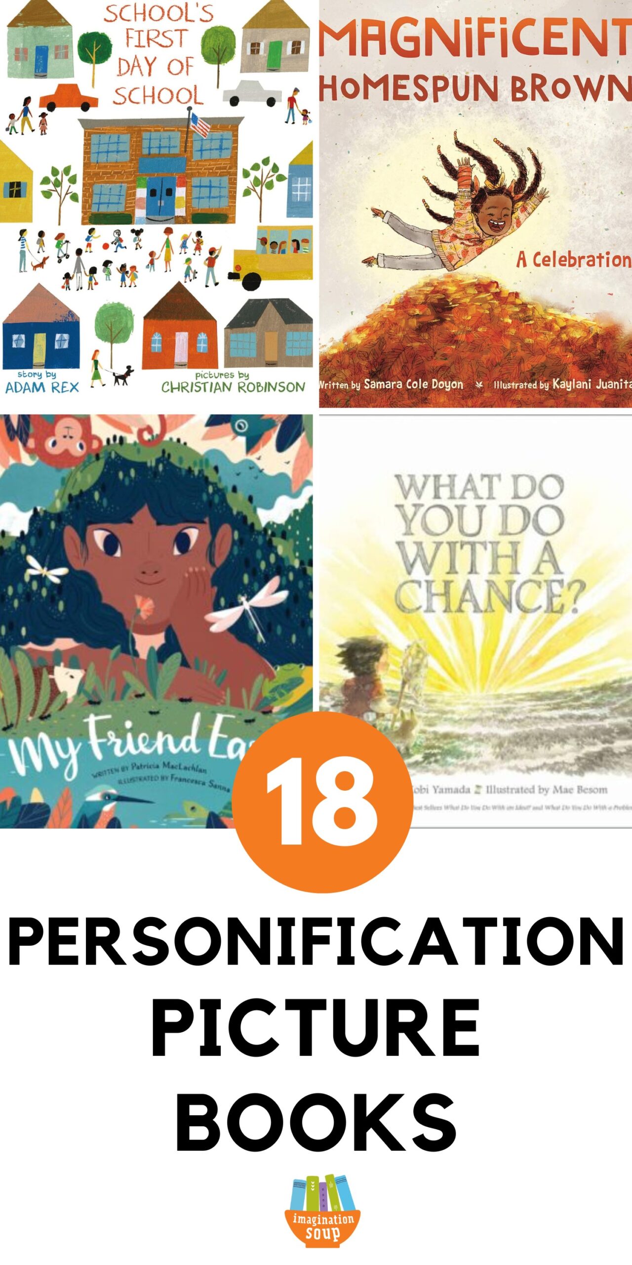 Want some personification examples? I've got you covered with beautifully written mentor text picture books that you can use to teach children about personification.