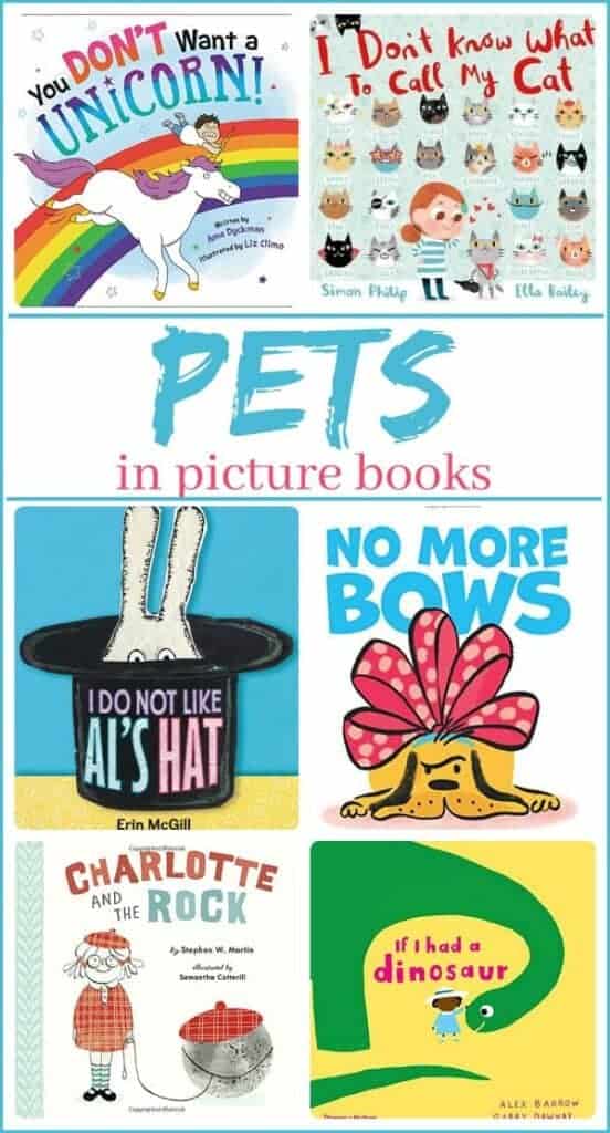 LOVE! Cool picture books about pets -- from 2017 and before all kinds of pets in children's picture books