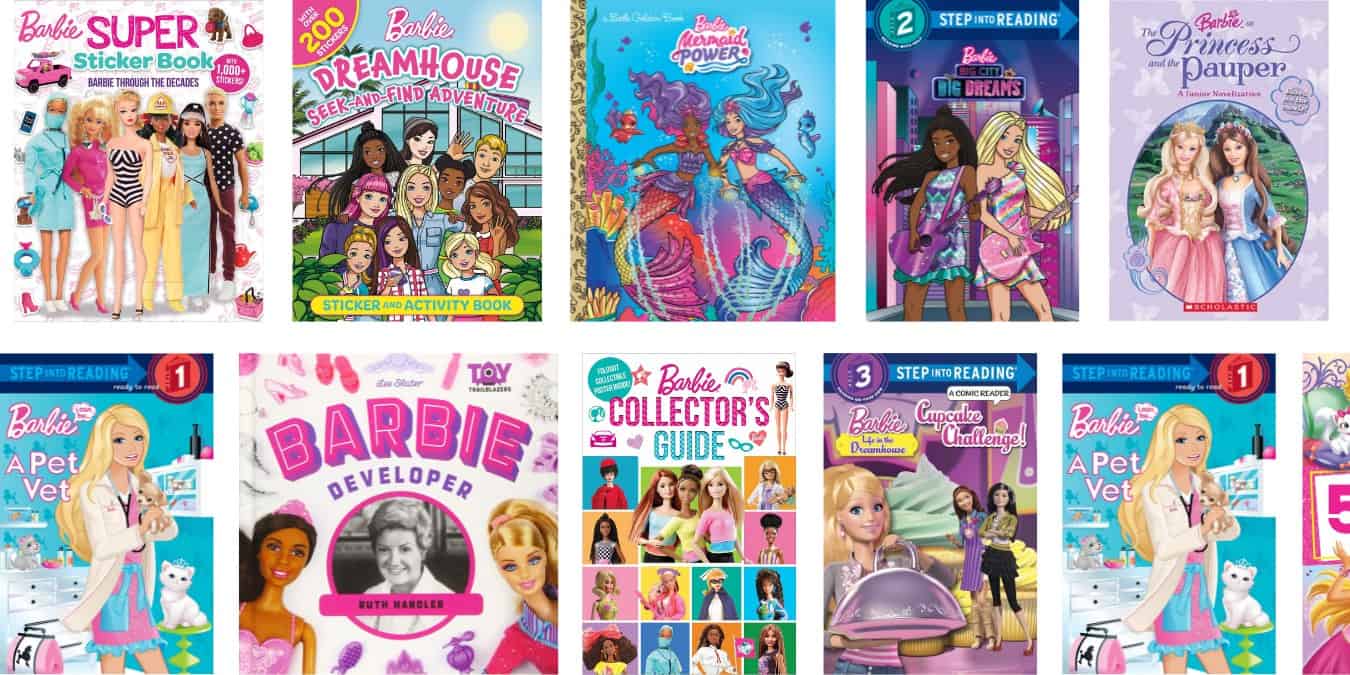 Barbie books for kids