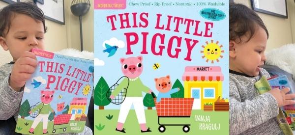 Indestructibles chew-proof, rip-proof, and drool-proof baby book
