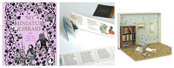 My Miniature Library DIY craft for book loving kids