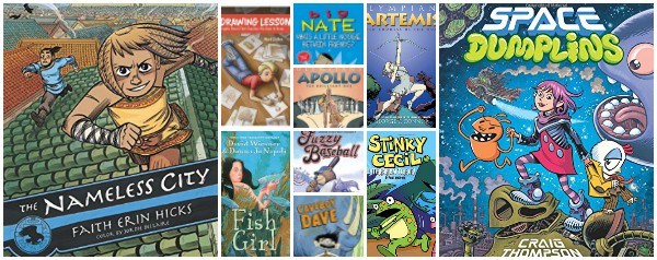 graphic novels for kids published in 2016 and 2017
