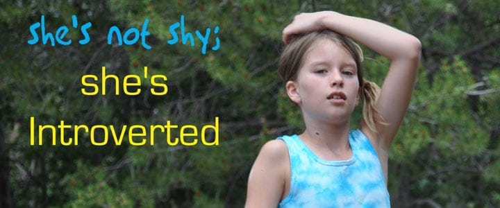 She’s not shy; She’s introverted