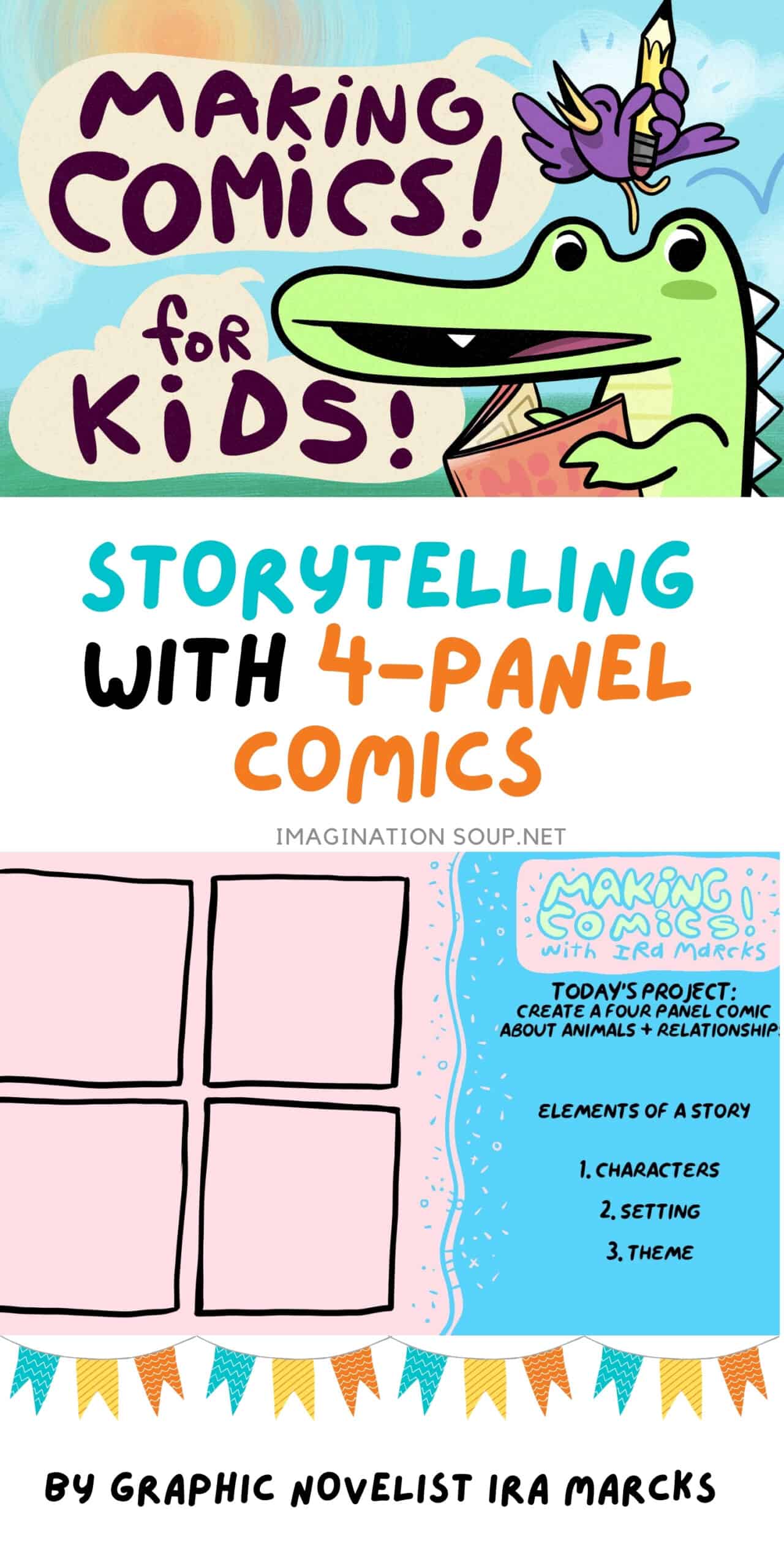 Learn to Make a 4-Panel Comic: A Guide for Kids