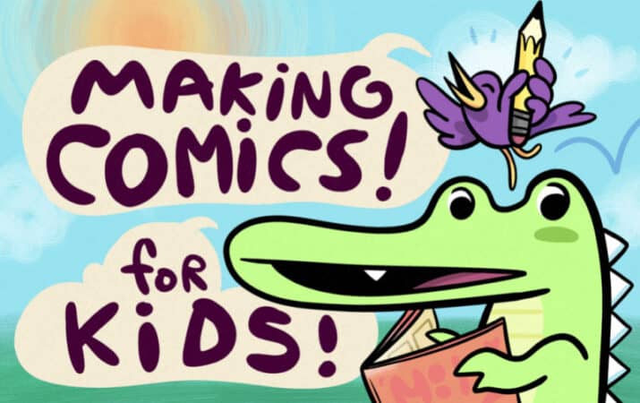 Making Comics for Kids by Shark Summer creator Ira Marcks