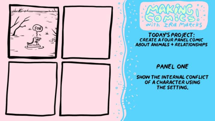 Making Comics Ira Marcks panel 1