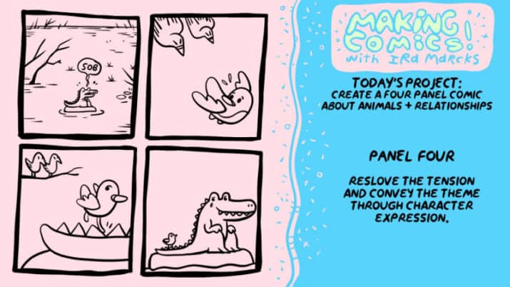 Making Comics Ira Marcks panel 4