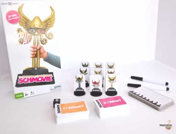 Schmovie game of made up movies family game review
