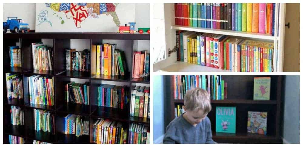 writer and blogger shelfies