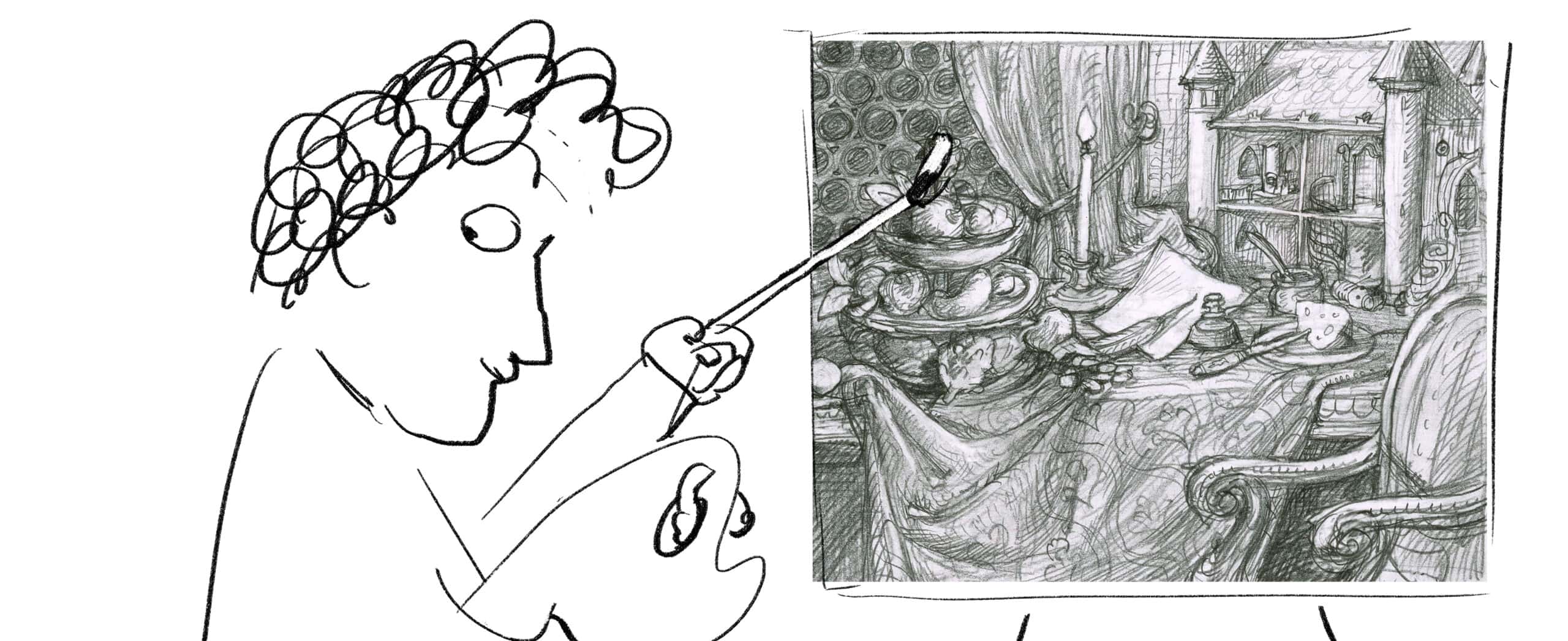 Paul O. Zelinsky sketch